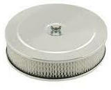 MR GASKET® 1487 Easy Air Flow Cleaner, 9" Chrome Plated Steel Top (For Most Swait Air Boats)