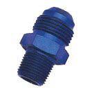 RPC® R82001 AN -4 A Dash Size To 1/8" B Pipe Size, Aluminum Fitting, Anodized Blue, Each