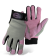 BOSS® GUARD™ 815 Split Leather Cowhide / Spandex Lyrac Back Mechanic's / Equestrian Gloves, Adj. Velcro Strap, Gunn Cut, Available Colors: Pink, Lavender & Mint, Available Sizes: M & L, Price Per Pair