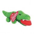 Valentine Alligator 5" Plush Toy With To & From Tag, Reads: "Have A Snappy Valentine's Day" With Toothmarks Punched Out, Polyester, Each
