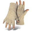 BOSS® 244LL Trail Wise® Half Finger Rag Tweed Wool Gloves, Ribbed Knit, Knit Wrist, Large Only, Per Pair