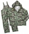 BOSS® 3PR0300C 3 Piece Water Proof 35mm Poly Lined Rained Suit W/Detachable Hood & Snap Pockets, Camo, Available Sizes: M, L, XL, 2XL & 3XL, Priced Each Starting at $26.75
