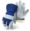 BOSS® 4196L Insulated Pigskin Leather Gloves, Safety Cuff, Gunn Cut, Wing Thumb, Shirred Elastic Cotton Back, Pigskin Knuckles, Size: L, Price Per Pair