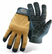 BOSS® 5206 Mechanic/Multi Purpose, Synthetic Leather, Adj. Wrist Gloves, Double Stitched in High Wear Areas, Elastic Spandex Back, Padded Knuckle, Terry Towel Wipe Patch, Wing Thumb, Sizes: M, L & XL, Price Per Pair