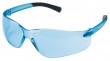 MCR BearKat Light Blue Lens Safety Glasses, Wrap Around Flexible Temple U.V. Protection, Meets ANSI Z87, Each