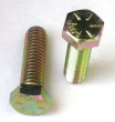HEX BOLT C/S GR 8, 5/16" X 1.25" Course, Zinc Yellow 5/16-18, Prices Vary Per Box of 100 or Bag of 10