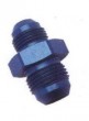 RPC® R82017 AN -6 Aluminum Male Union Adapter Fitting, Anodized Blue, Each