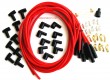 Spark Plug Wire Set, Red, Boot/Plugs, 8.5mm 180º, Rated at 600ºF, Universal For Most American V8 Vehicles, Price Per Set