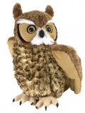 CK CUDDLEKINS 12" Great Horned/Tiger/Hoot Owl Stuffed Animal, Each