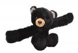 CK HUGGERS 8" Black Bear Stuffed Animal, Snap Braclet Arms, Each