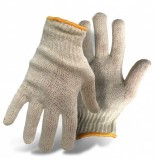 BOSS® 1JC1200 Natural String Knit Gloves, Unbleached 100% Cotton, Reversible, Reg Weight, Knit Wrist, Available Sizes: L & X-L, Price Per Pair