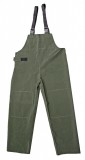 BOSS® Water Proof  50mm Poly Lined Bib Overalls w/Inside Zippered Chest Pocket, Green, Size: X-Large