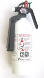 KIDDE® MARINER 5 Disposable Fire Extinguisher, White, U.S.C.G. Approved with Molded Strap Bracket (Included)
