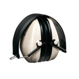 3M H6F/V PELTOR  Low Profile Foldable Earmuff, Nrr 21 db, Beige/Black, Each