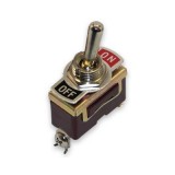 BOATER SPORTS® 51330 Brass Toggle Switch 2 Pos, ON/OFF, 10Amp, 250 Volt, Each