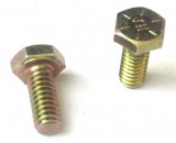 HEX BOLT C/S GR 8, 1/4" X 5/8" Course, Zinc Yellow 1/4-20, Prices Vary Per Box of 100 or Bag of 10