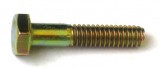 HEX BOLT C/S GR 8, 1/4" X 1.25" Course, Zinc Yellow 1/4-20, Prices Vary, Per Box of 100 or Bag of 10