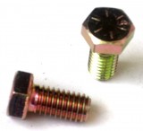 HEX BOLT C/S GR 8, 3/8" X 5/8" Course, Zinc Yellow 3/8-16, Prices Vary Per Box of 100 or Bag of 10