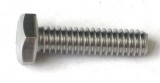 HEX BOLT C/S, 1/4" X 1.00" 304 Stainless Steel 18.8, Price Per Box of 100