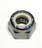 5/16" - 18 Nylon Waxed Lock Nuts, Stainless Steel 18.8, Price Per Bag of 10