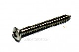 #4 x 1" Stainless Steel 18.8 Oval Phillips Screws S/M/S, Price Per Box of 100