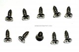 #8 x 1/2" Stainless Steel 18.8 Oval Phillips Screws S/M/S, Price Per Bag of 10