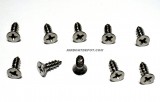 #8 x 1/2" Stainless Steel 18.8 Flat Phillips Screws S/M/S, Price Per Bag of 10
