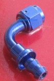 RPC® R81532 AN -6 Aluminum 90º Push-On Hose End Fitting (3/8" OD Tube - 3/8" ID Hose), Each