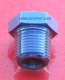 RPC® R82207 NPT 3/8" Aluminum Plug With Hex Head, Anodized Blue, Each