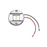 7-6577 Round L.E.D. Transom Light, Stainless Steel Housing, 12 Volt, Certified U.S.C.G. 2nm For Use On Boats Under 65.5' (20 Meters), Each
