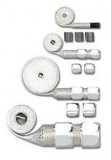 RPC® R6678 Chrome, Braided Steel Hose Sleeving Kit, Each