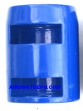 R731319B Blue Aluminum Radiator Hose End Cap, Fits Over 1-3/4" Hose Sleeve Adapter, Price Per Each