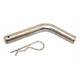 TRAILER 5/8" RECEIVER PIN ZINC PLT, FITS 2" SQ RECEIVERS, W/COTTER HAIRPIN