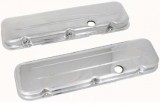 RPC® R9235 "Tall" Chrome Plated Baffled Valve Cover Set W/ (1) Breather, (1) PVC Grommet & (1) Decal, 3-5/8" H, BB Chevy 396-502 C.I.D. (65-95)