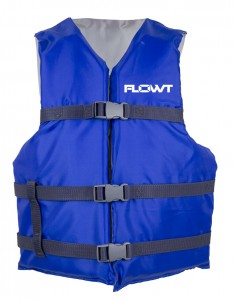 Adult Universal 90 Lbs. & Up, General Purpose Foam Life Vest, Blue Type 3 USCG Approved, Chest Size: 30-52"