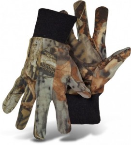 BOSS® TRAIL WISE® 4203AT Camouflage Advantage Timber® Multi Use Gloves, Polyester/Cotton Blend W/ PVC Dotted Palm, Extra Large Knit Wrist, Available Sizes: L, Price Per Pair