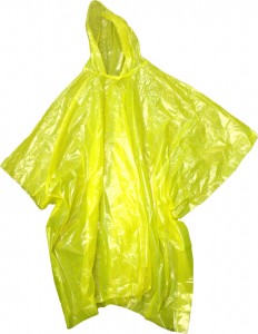 BOSS® Yellow 4mm Sports Hooded Rain Poncho w/Sealed Side Seams, 52" x 80", One Size Fits All (Tour Ride Customers May Need One)