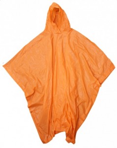 BOSS® Orange 10mm PVC Hooded Rain Poncho w/Side Snap Closure, 52" x 80", One Size Fits All