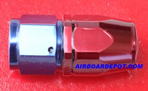 RPC® R81014 AN -10 Aluminum Straight Reusable Hose End Fitting (5/8" OD Tube - 5/8" ID Hose), Each