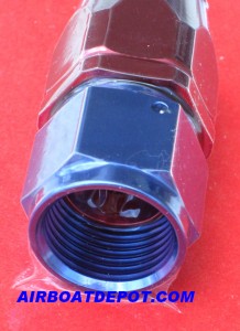 RPC® R81014 AN -10 Aluminum Straight Reusable Hose End Fitting (5/8" OD Tube - 5/8" ID Hose), Each