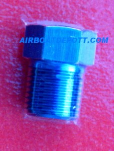 RPC® R82205 NPT 1/8" Aluminum Plug With Hex Head, Anodized Blue, Each