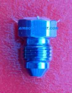RPC® R83713 AN -4 Aluminum Flare Plug, Anodized Blue, Each