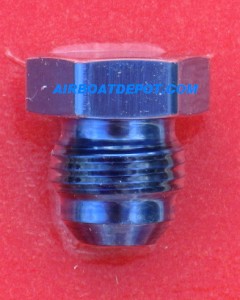RPC® R83714 AN -6 Aluminum Flare Plug, Anodized Blue, Each