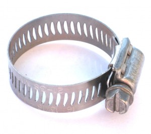 BREEZE® SAE #16 All Stainless Steel 13/16" to 1-1/2" Hose Clamp #300 SS Series, Price Per 2