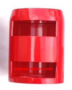 R731319R Red Aluminum Radiator Hose End Cap, Fits Over 1-3/4" Hose Sleeve Adapter, Each