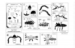 WILD REPUBLIC Nuts & Bolts™ Spider 175 Pieces, Construction Set, Wrench & Screwdriver Included, Create Your Own Animal, Each