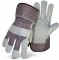 BOSS® 1Jl9920 Industrial Use Gloves Split Cowhide Leather, B/C Grade, Rubberized Safety Cuff, Gunn Cut, Wing Thumb, Shirred Elastic Back, 100% Cotton Back & Cuff, Available Sizes: M, L, XL & 2XL, Price Per Pair