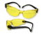 BOSS® Yellow Poly Lens Safety Glasses, Adjustable & Extendable Black Temples, UV Protection, Meets ANSI Z87, One Size Fits All, Each