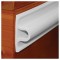 TAYLOR MADE® 3-1/2" X 6' Heavy Duty Dock Extrusion, White, Pliable Rubber, Each