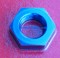 RPC® R82100 AN -6 Aluminum Bulkhead Nut, Anodized Blue, Each